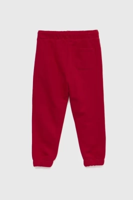 Podrobnoe foto дитячі спортивні штани calvin klein jeans колір рожевий однотонні
