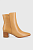 foto шкіряні черевики lauren ralph lauren wendey жіночі колір бежевий каблук блок 802871302003