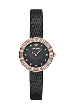 foto годинник emporio armani жіночий колір золотий
