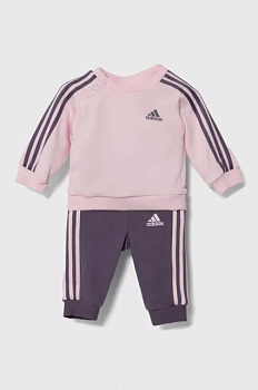 foto cпортивний костюм для немовлят adidas i 3s jog колір рожевий