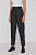 foto штани emporio armani жіночі колір сірий пряме висока посадка