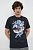 foto бавовняна футболка ps paul smith колір синій з принтом