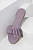 foto шкіряні шльопанці answear lab жіночі колір фіолетовий
