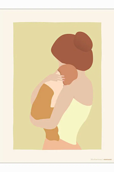 foto vissevasse плакат motherhood 30x40 cm