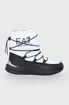 foto зимові чоботи ea7 emporio armani колір білий