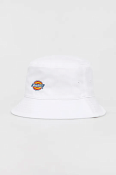 foto бавовняний капелюх dickies колір білий з бавовни