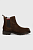 foto замшеві черевики tommy hilfiger чоловічі колір коричневий