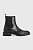 foto шкіряні черевики allsaints melos chelsea чоловічі колір чорний