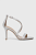 foto шкіряні сандалі lauren ralph lauren gabriele колір срібний 802882597002