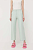 foto штани max mara leisure жіночі колір зелений пряме висока посадка
