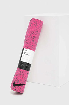 foto килимок для йоги nike move колір рожевий