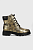 foto шкіряні черевики lauren ralph lauren carlee жіночі колір золотий на плоскому ходу 802871306001