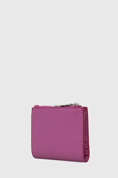foto гаманець karl lagerfeld жіночий колір рожевий
