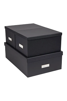 foto bigso box of sweden набір коробок для зберігання inge (3-pack)