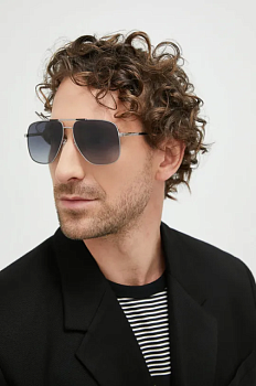 foto сонцезахисні окуляри marc jacobs чоловічі колір сірий