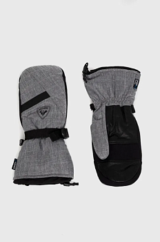 foto лижні рукавички rossignol чоловічі колір сірий