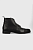 foto шкіряні черевики allsaints harland чоловічі колір чорний