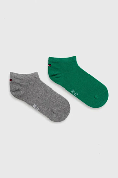 foto дитячі шкарпетки tommy hilfiger (2-pack) колір зелений