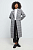 foto пальто з домішкою вовни medicine колір чорний перехідний двобортний