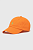 foto бавовняна бейсболка polo ralph lauren колір помаранчевий з аплікацією