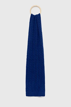 foto шарф answear lab жіночий колір синій однотонний