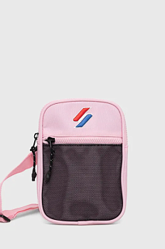 foto сумка superdry колір рожевий
