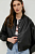 foto куртка-бомбер answear lab жіночий колір чорний перехідна oversize