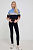 foto вельветові штани tommy hilfiger жіночі колір синій облягаюче середня посадка