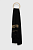 foto шарф з домішкою вовни moschino колір чорний візерунок
