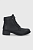 foto шкіряні черевики u.s. polo assn. жіночі колір чорний на плоскому ходу