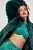 foto пальто patrizia pepe жіночий колір бірюзовий перехідний
