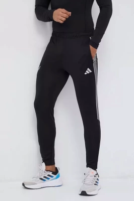 Podrobnoe foto штани для тренувань adidas performance messi колір чорний з аплікацією