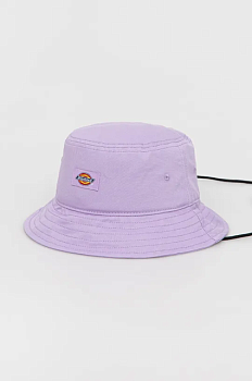 foto бавовняний капелюх dickies колір фіолетовий з бавовни