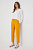 foto штани з домішкою вовни calvin klein жіночі колір помаранчевий пряме висока посадка