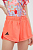 foto шорти для тренувань adidas performance club жіночі колір помаранчевий однотонні середня посадка