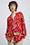foto блузка medicine жіноча колір червоний візерунок