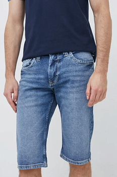 foto джинсові шорти pepe jeans cash чоловічі
