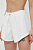 foto шорти reebok classic жіночі колір білий однотонні висока посадка