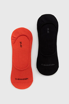 foto шкарпетки calvin klein (2-pack) чоловіче колір червоний