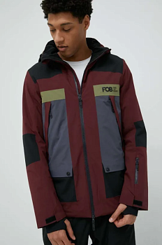 foto куртка для сноуборду 4f колір бордовий