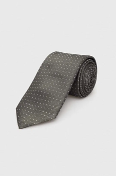 foto шовковий галстук boss колір зелений
