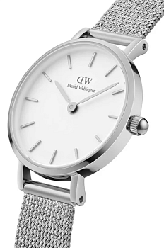 foto годинник daniel wellington petite 24 pressed sterling жіночий колір срібний