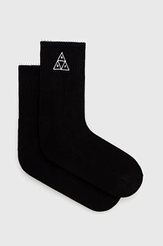 foto шкарпетки huf чоловіче колір чорний