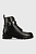 foto шкіряні черевики joop! lettera жіночі колір чорний на плоскому ходу 4140006734
