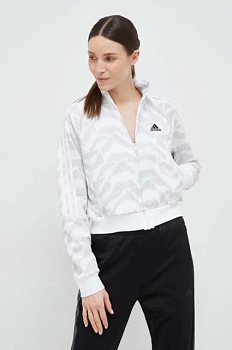 foto кофта adidas жіноча колір білий візерунок