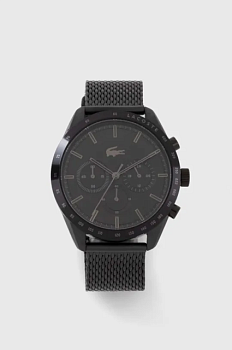 foto годинник lacoste 2011162 чоловічий колір чорний