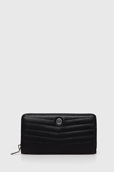 foto гаманець hugo жіночий колір чорний