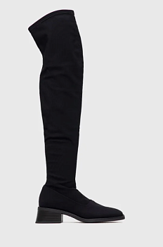 foto чоботи vagabond blanca жіночі колір чорний каблук блок