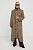 foto пальто з домішкою вовни by malene birger колір коричневий перехідний