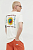 foto бавовняна футболка quiksilver колір бежевий з принтом